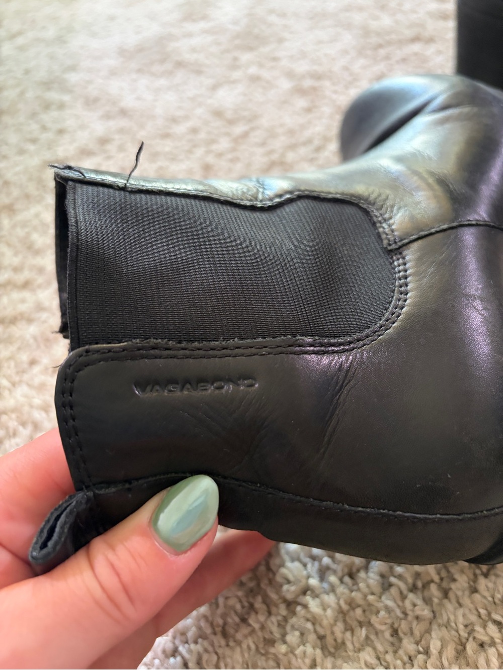 Vagabond Real leather healed Chelsea Ankle Boots - Picture 6 of 7
